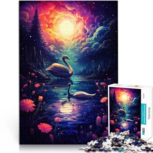 Puzzle für Erwachsene 1000 Teile Art Swan Toy Denkspiel 26 x 38 cm anspruchsvoll zu vervollständigen Aber unterhaltsam und humorvoll für Teenager ab 14 Jahren Puzzle für Erwachsene 1000 Teile Art Swan Toy Denkspiel 26 x 38 cm anspruchsvoll zu vervollständigen Aber unterhaltsam und humorvoll für Teenager ab 14 Jahren von DLBHSG