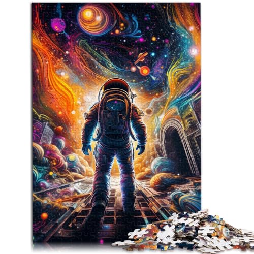Puzzle für Erwachsene 1000 Teile Astronaut Denkspiel 50 x 75 cm jedes Teil ist einzigartig – anspruchsvolles unterhaltsames Spiel für die ganze Familie Puzzle für Erwachsene 1000 Teile Astronaut Denkspiel 50 x 75 cm jedes Teil ist einzigartig – anspruchsvolles unterhaltsames Spiel für die ganze Familie von DLBHSG