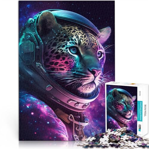 Puzzle für Erwachsene 1000 Teile Astronauten-Leoparden-Spielzeug Denkspiel 50 x 75 cm Geburtstagsgeschenk Geschenke Wandkunst für Kinder ab 14 Jahren von DLBHSG