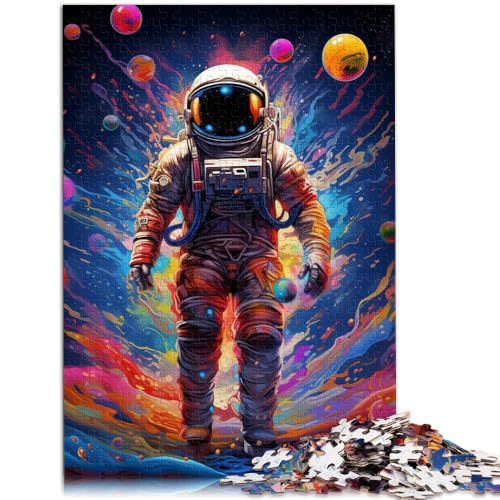 Puzzle für Erwachsene 1000 Teile Astronauten-Puzzlespiel 50 x 75 cm. Helfen Sie dem Gehirn süchtig machende Spielzeuge zu trainieren und Geduld zu fördern. von DLBHSG