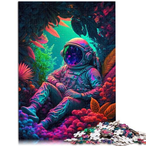 Puzzle für Erwachsene 1000 Teile Astronauten-Spielzeug Denkspiel 26 x 38 cm zum Stressabbau schwierige Herausforderung für Teenager ab 14 Jahren von DLBHSG
