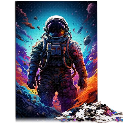 Puzzle für Erwachsene 1000 Teile Astronauten Stressabbau 50 x 75 cm geeignet als Schreibtischdekoration für Teenager ab 14 Jahren von DLBHSG