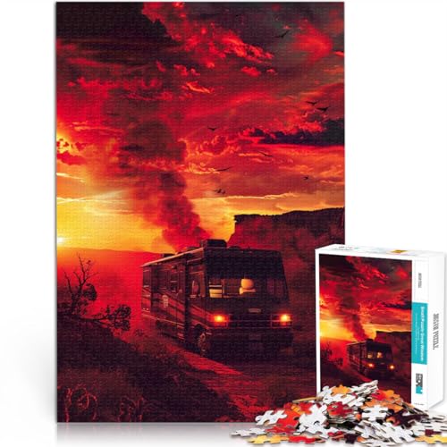 Puzzle für Erwachsene 1000 Teile Auto bei Sonnenuntergang anspruchsvolles Spiel Geschenke 50 x 75 cm Lernspiel für Geburtstag Weihnachten Puzzle für Erwachsene 1000 Teile Auto bei Sonnenuntergang anspruchsvolles Spiel Geschenke 50 x 75 cm Lernspiel für Geburtstag Weihnachten von DLBHSG