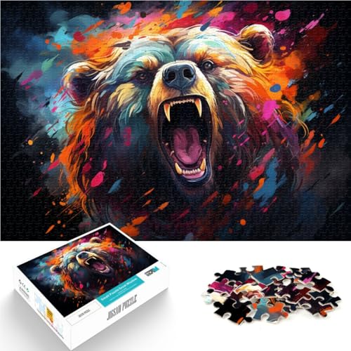 Puzzle für Erwachsene 1000 Teile Bärenspielzeug Denkspiel 50 x 75 cm anspruchsvoll Aber unterhaltsam und humorvoll für Teenager ab 14 Jahren Puzzle für Erwachsene 1000 Teile Bärenspielzeug Denkspiel 50 x 75 cm anspruchsvoll Aber unterhaltsam und humorvoll für Teenager ab 14 Jahren von DLBHSG