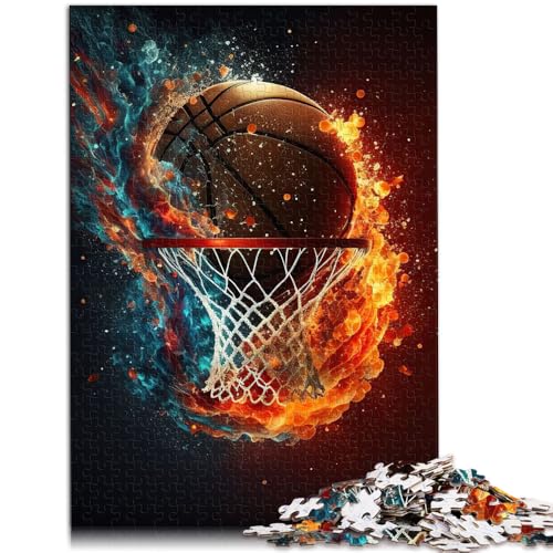 Puzzle für Erwachsene 1000 Teile Basketball farbenfrohes Puzzle-Spielzeug zur Heimdekoration 26 x 38 cm mit passendem Poster und Quizblatt Puzzle für Erwachsene 1000 Teile Basketball farbenfrohes Puzzle-Spielzeug zur Heimdekoration 26 x 38 cm mit passendem Poster und Quizblatt von DLBHSG
