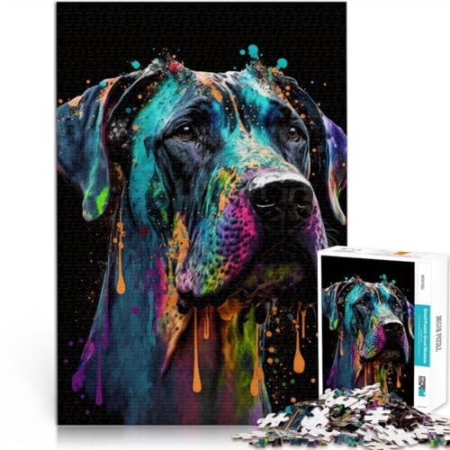 Puzzle für Erwachsene 1000 Teile Beagle-Lernspielzeug 50 x 75 cm ganze Familie für Teenager ab 14 Jahren von DLBHSG