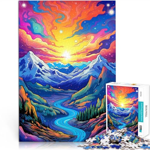 Puzzle für Erwachsene 1000 Teile Berg mit Sternen anspruchsvolles Spiel Geschenke 50 x 75 cm Geburtstagsgeschenk Geschenke Wandkunst Puzzle für Erwachsene 1000 Teile Berg mit Sternen anspruchsvolles Spiel Geschenke 50 x 75 cm Geburtstagsgeschenk Geschenke Wandkunst von DLBHSG