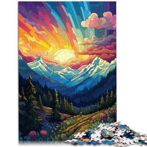 Puzzle für Erwachsene 1000 Teile Berge Lernspiele für Zuhause DIY-Spielzeug 50 x 75 cm Stressabbau Urlaub zu Hause Zeitvertreib für Teenager ab 14 Jahren Puzzle für Erwachsene 1000 Teile Berge Lernspiele für Zuhause DIY-Spielzeug 50 x 75 cm Stressabbau Urlaub zu Hause Zeitvertreib für Teenager ab 14 Jahren von DLBHSG