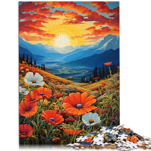 Puzzle für Erwachsene 1000 Teile Berglandschaft Wildblumen Familienspiel für und 50x75cm Lernspiel für Geburtstag Weihnachten Puzzle für Erwachsene 1000 Teile Berglandschaft Wildblumen Familienspiel für und 50x75cm Lernspiel für Geburtstag Weihnachten von DLBHSG
