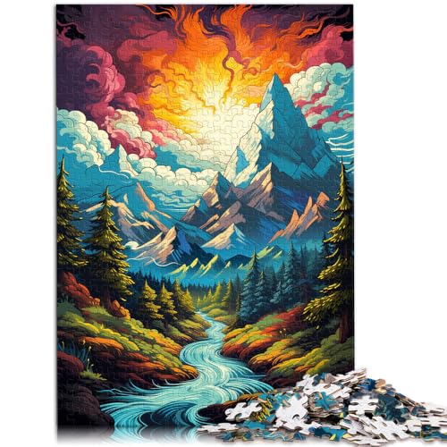 Puzzle für Erwachsene 1000 Teile Bezaubernde Bunte Landschaft Spiele Spielzeug Geschenk 50x75cm Lernspiel für Geburtstag Weihnachten Puzzle für Erwachsene 1000 Teile Bezaubernde Bunte Landschaft Spiele Spielzeug Geschenk 50x75cm Lernspiel für Geburtstag Weihnachten von DLBHSG
