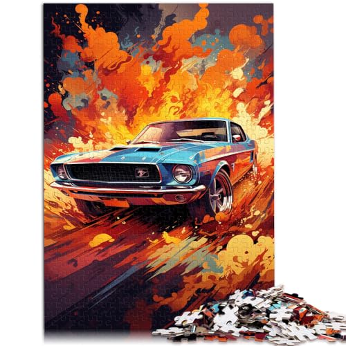 Puzzle für Erwachsene 1000 Teile Bizarrer Sportwagen Herausforderndes Spiel Puzzles 26x38cm Lernspiel für Geburtstag Weihnachten von DLBHSG