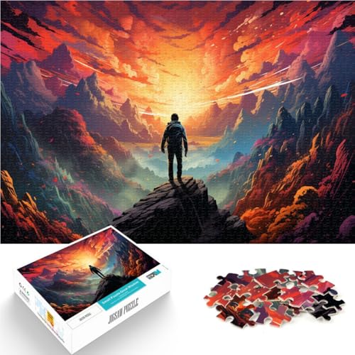 Puzzle für Erwachsene 1000 Teile Blick in die Ferne anspruchsvolles Spiel 26 x 38 cm Geschenke für Freunde und Familie Puzzle für Erwachsene 1000 Teile Blick in die Ferne anspruchsvolles Spiel 26 x 38 cm Geschenke für Freunde und Familie von DLBHSG