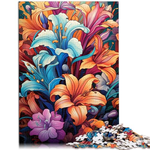 Puzzle für Erwachsene 1000 Teile Blumen Denkspiel 50 x 75 cm anspruchsvoll Aber unterhaltsam und humorvoll für Kinder ab 14 Jahren von DLBHSG