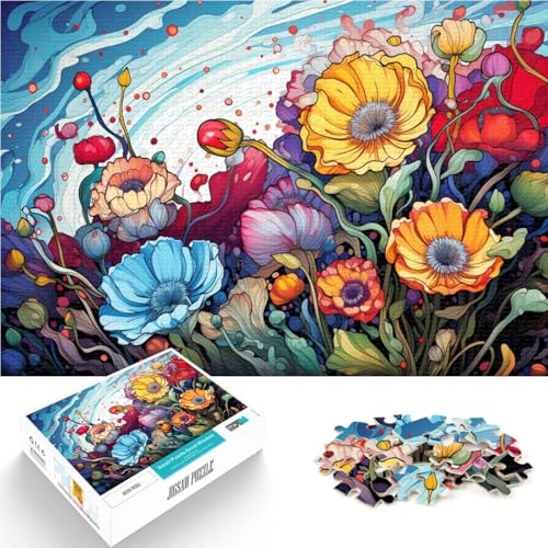Puzzle für Erwachsene 1000 Teile Blumen Spielzeug Denkspiel 50 x 75 cm Familienspiel zum Stressabbau schwierige Herausforderung für 14-Jährige Puzzle für Erwachsene 1000 Teile Blumen Spielzeug Denkspiel 50 x 75 cm Familienspiel zum Stressabbau schwierige Herausforderung für 14-Jährige von DLBHSG