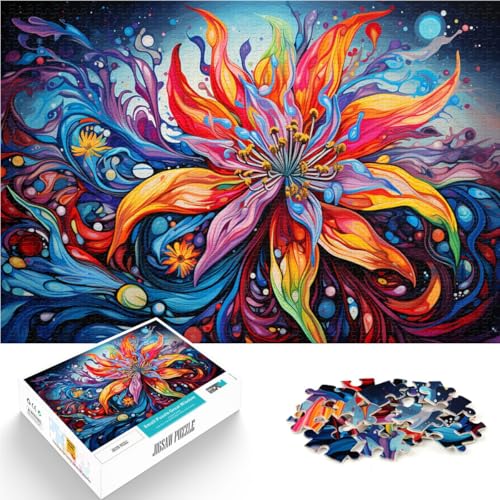 Puzzle für Erwachsene 1000 Teile Bunte Dschungelblumen Puzzle für Lernspiele Herausforderungsspielzeug 26 x 38 cm Analyse und Logik Puzzle für Erwachsene 1000 Teile Bunte Dschungelblumen Puzzle für Lernspiele Herausforderungsspielzeug 26 x 38 cm Analyse und Logik von DLBHSG