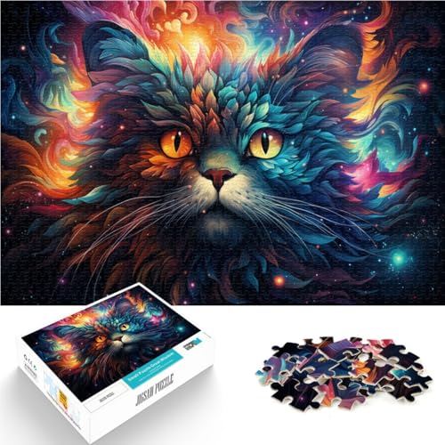 Puzzle für Erwachsene 1000 Teile Bunte Katze Denksportaufgabe 50 x 75 cm einzigartige Geburtstags- und Geschenkideen für Teenager ab 14 Jahren Puzzle für Erwachsene 1000 Teile Bunte Katze Denksportaufgabe 50 x 75 cm einzigartige Geburtstags- und Geschenkideen für Teenager ab 14 Jahren von DLBHSG
