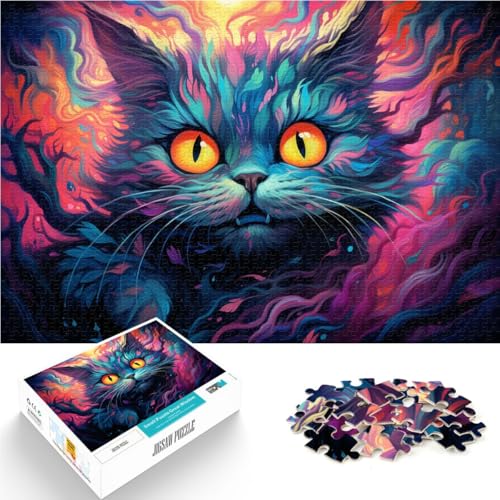 Puzzle für Erwachsene 1000 Teile Bunte Katzen Lernspielzeug Familienspiele 26 x 38 cm anspruchsvolles Spiel und Familienspiel Puzzle für Erwachsene 1000 Teile Bunte Katzen Lernspielzeug Familienspiele 26 x 38 cm anspruchsvolles Spiel und Familienspiel von DLBHSG
