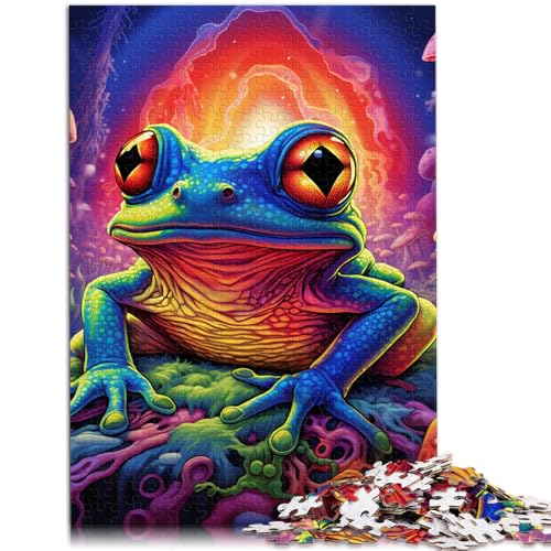 Puzzle für Erwachsene 1000 Teile Bunte Laubfrösche Spielzeug Lernspiele Stressabbau 26 x 38 cm tolles Geschenk für die ganze Familie Puzzle für Erwachsene 1000 Teile Bunte Laubfrösche Spielzeug Lernspiele Stressabbau 26 x 38 cm tolles Geschenk für die ganze Familie von DLBHSG