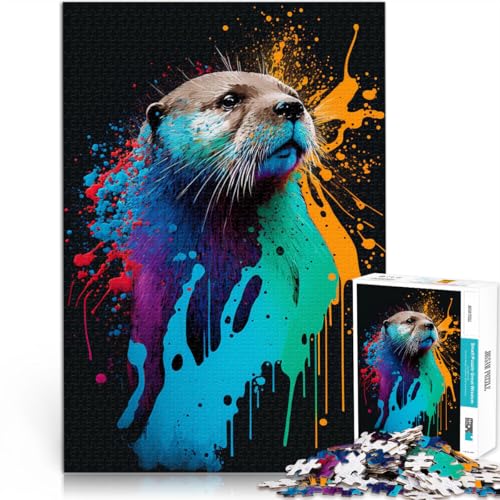 Puzzle für Erwachsene 1000 Teile Bunte Otter Denkspiel 26 x 38 cm tolles Geschenk für die ganze Familie für Teenager ab 14 Jahren Puzzle für Erwachsene 1000 Teile Bunte Otter Denkspiel 26 x 38 cm tolles Geschenk für die ganze Familie für Teenager ab 14 Jahren von DLBHSG