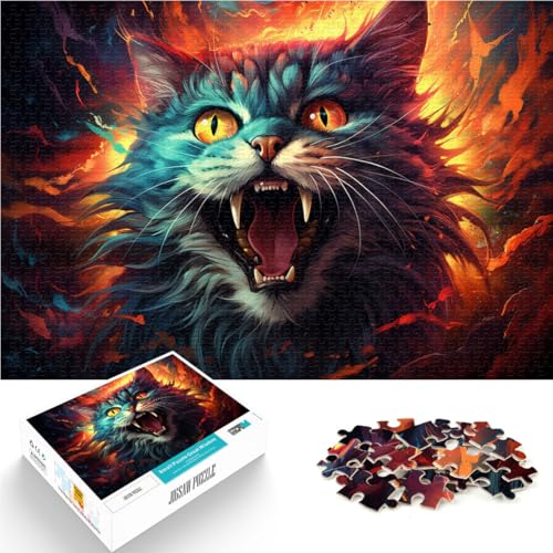 Puzzle für Erwachsene 1000 Teile Bunte Planetenkatze DIY-Puzzle-Spielzeug 50 x 75 cm geeignet als Schreibtischdekoration für Teenager ab 14 Jahren Puzzle für Erwachsene 1000 Teile Bunte Planetenkatze DIY-Puzzle-Spielzeug 50 x 75 cm geeignet als Schreibtischdekoration für Teenager ab 14 Jahren von DLBHSG