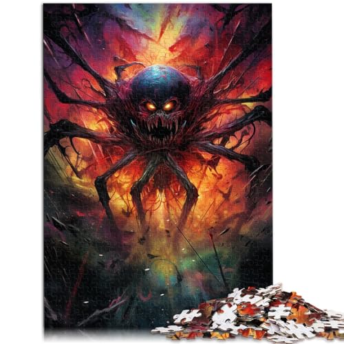 Puzzle für Erwachsene 1000 Teile Bunte Spinne Familienaktivitätspuzzle 50x75cm Lernspiel für Geburtstag Weihnachten von DLBHSG