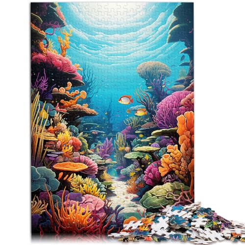 Puzzle für Erwachsene 1000 Teile Bunte Unterwasserwelt Spielzeug Denkspiel 50 x 75 cm ganze Familie von DLBHSG