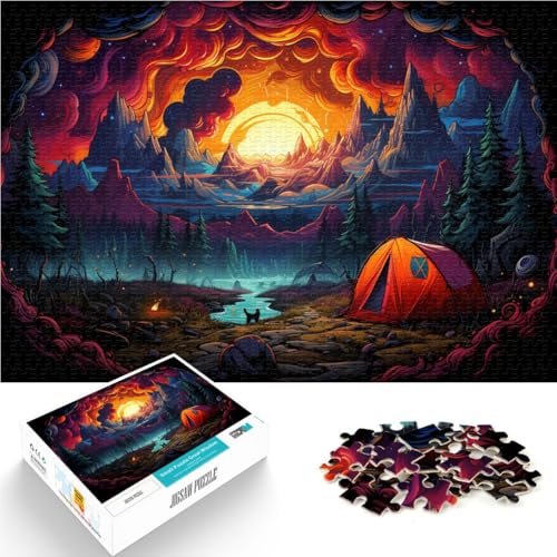 Puzzle für Erwachsene 1000 Teile Camping unter Nachtansicht Familienunterhaltungsspielzeug 50x75cm Lernspiel für Geburtstag Weihnachten Puzzle für Erwachsene 1000 Teile Camping unter Nachtansicht Familienunterhaltungsspielzeug 50x75cm Lernspiel für Geburtstag Weihnachten von DLBHSG