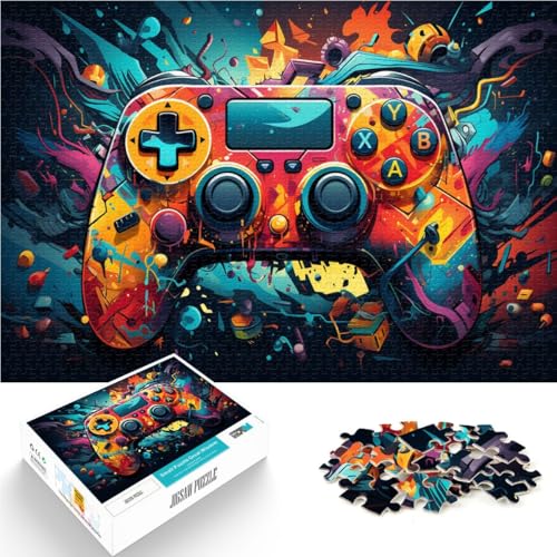 Puzzle für Erwachsene 1000 Teile Cartoon-Gamecontroller Quizspiel 50 x 75 cm Stressabbau schwierige Herausforderung für Teenager ab 14 Jahren Puzzle für Erwachsene 1000 Teile Cartoon-Gamecontroller Quizspiel 50 x 75 cm Stressabbau schwierige Herausforderung für Teenager ab 14 Jahren von DLBHSG