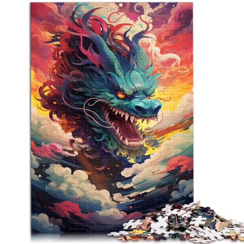 Puzzle für Erwachsene 1000 Teile Chinesischer Drache am Himmel Quizspiel 26 x 38 cm einzigartige Heimdekoration und Geschenke für Teenager ab 14 Jahren Puzzle für Erwachsene 1000 Teile Chinesischer Drache am Himmel Quizspiel 26 x 38 cm einzigartige Heimdekoration und Geschenke für Teenager ab 14 Jahren von DLBHSG