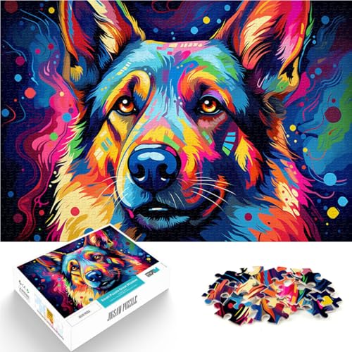 Puzzle für Erwachsene 1000 Teile Collie-Spielzeug Denkspiel 26 x 38 cm. Helfen Sie dem Gehirn süchtig machende Spielzeuge zu trainieren um Geduld zu fördern von DLBHSG