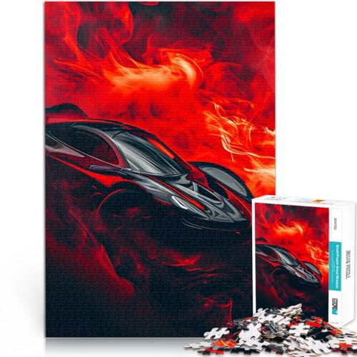 Puzzle für Erwachsene 1000 Teile Cooles Sportauto Spielzeug Lernspiele Stressabbau 50 x 75 cm Lernspiel für Geburtstag Weihnachten von DLBHSG