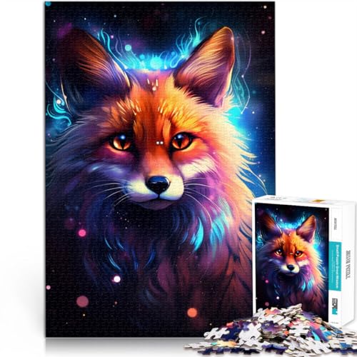 Puzzle für Erwachsene 1000 Teile Cosmic Fox Lernspielzeug 50 x 75 cm ganze Familie ab 14 Jahren von DLBHSG