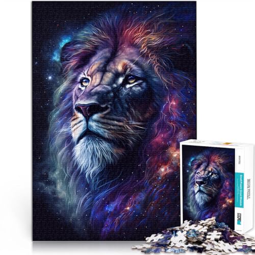 Puzzle für Erwachsene 1000 Teile Cosmic Lion Denkspiel 50 x 75 cm anspruchsvolles Spiel und Familienspiel für Teenager ab 14 Jahren von DLBHSG
