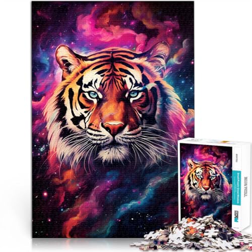 Puzzle für Erwachsene 1000 Teile Cosmic Tiger Impossible Puzzle 26x38cm ganze Familie ab 14 Jahren Puzzle für Erwachsene 1000 Teile Cosmic Tiger Impossible Puzzle 26x38cm ganze Familie ab 14 Jahren von DLBHSG