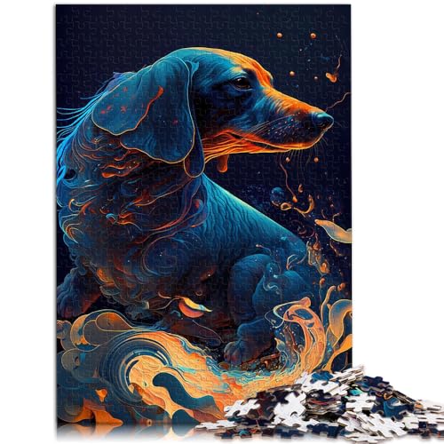 Puzzle für Erwachsene 1000 Teile Dackel Präzisionsschnitt-Puzzle 50 x 75 cm ganze Familie von DLBHSG