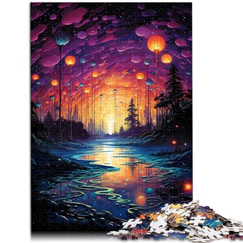 Puzzle für Erwachsene 1000 Teile Der kosmische See Entspannungsspiele 26x38cm Lernspiel für Geburtstag Weihnachten für Teenager ab 14 Jahren von DLBHSG
