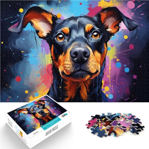 Puzzle für Erwachsene 1000 Teile Deutscher Pinscher Malspielzeug Denkspiel 50 x 75 cm tolles Geschenk für die ganze Familie Puzzle für Erwachsene 1000 Teile Deutscher Pinscher Malspielzeug Denkspiel 50 x 75 cm tolles Geschenk für die ganze Familie von DLBHSG