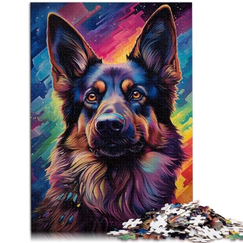 Puzzle für Erwachsene 1000 Teile Deutscher Schäferhund pädagogisches Spielzeug-Puzzle zum Stressabbau 50 x 75 cm Lernspiel für Geburtstag Weihnachten Puzzle für Erwachsene 1000 Teile Deutscher Schäferhund pädagogisches Spielzeug-Puzzle zum Stressabbau 50 x 75 cm Lernspiel für Geburtstag Weihnachten von DLBHSG