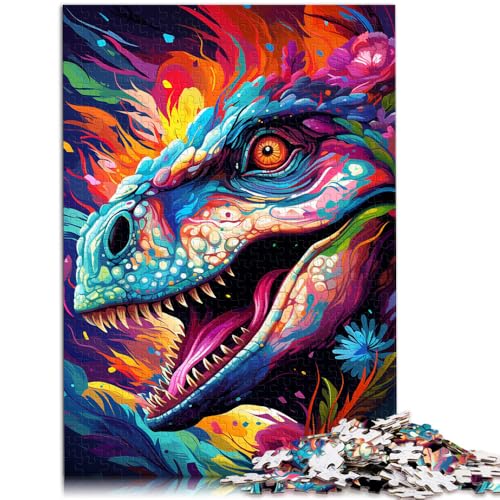 Puzzle für Erwachsene 1000 Teile Dinosaurier Spielzeug Lernspiele Stressabbau 26x38cm Geburtstagsgeschenk Geschenke Wandkunst von DLBHSG