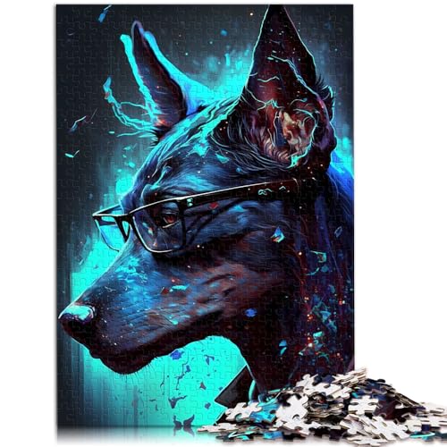 Puzzle für Erwachsene 1000 Teile Dobermann-Pinscher-Hunde-Quizspiel 50 x 75 cm Stressabbau schwierige Herausforderung für 14-Jährige Puzzle für Erwachsene 1000 Teile Dobermann-Pinscher-Hunde-Quizspiel 50 x 75 cm Stressabbau schwierige Herausforderung für 14-Jährige von DLBHSG