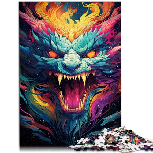 Puzzle für Erwachsene 1000 Teile Drachengott-Puzzle – anspruchsvolles Spiel 50 x 75 cm anspruchsvolles Spiel und Familienspiel von DLBHSG