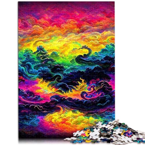 Puzzle für Erwachsene 1000 Teile Drachenwolken-Puzzle für Lernspiele Herausforderungsspielzeug 50 x 75 cm mit passendem Poster und Quizblatt Puzzle für Erwachsene 1000 Teile Drachenwolken-Puzzle für Lernspiele Herausforderungsspielzeug 50 x 75 cm mit passendem Poster und Quizblatt von DLBHSG