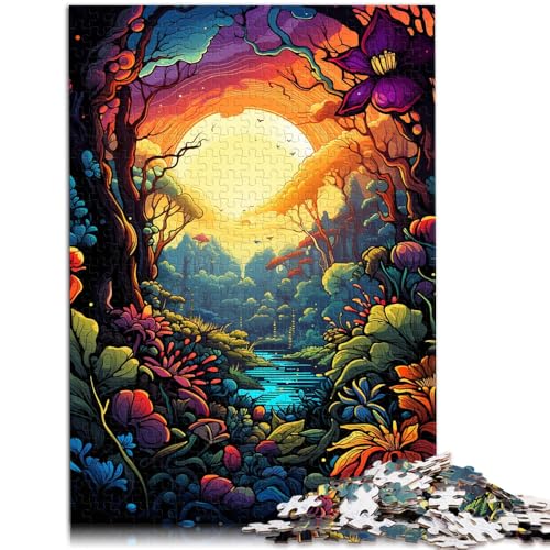 Puzzle für Erwachsene 1000 Teile Dschungel anspruchsvolles Spiel 50 x 75 cm Spaß für Zuhause Geburtstagsgeschenk Reisegeschenk von DLBHSG