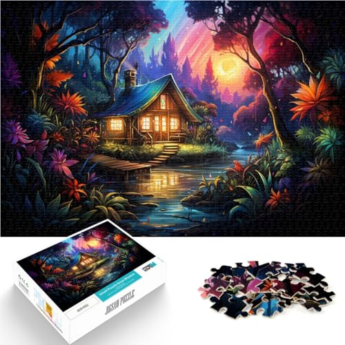 Puzzle für Erwachsene 1000 Teile Dschungelhütte Unmögliches Puzzle 50 x 75 cm Familienspiel zum Stressabbau Schwierige Herausforderung für Teenager ab 14 Jahren Puzzle für Erwachsene 1000 Teile Dschungelhütte Unmögliches Puzzle 50 x 75 cm Familienspiel zum Stressabbau Schwierige Herausforderung für Teenager ab 14 Jahren von DLBHSG