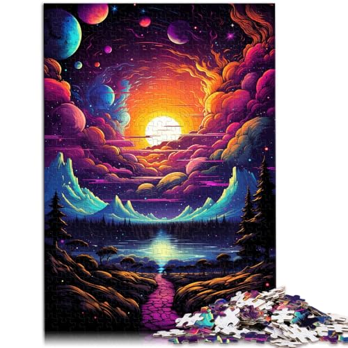 Puzzle für Erwachsene 1000 Teile EIN echtes Universum herausforderndes Spiel 50 x 75 cm Lernspiel für Geburtstag Weihnachten von DLBHSG
