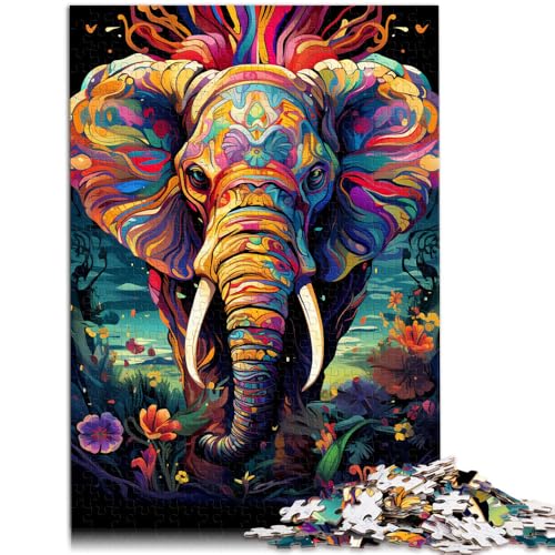 Puzzle für Erwachsene 1000 Teile Elefant Spielzeug Denkspiel 50 x 75 cm einzigartige Geburtstags- und Geschenkideen für Teenager ab 14 Jahren von DLBHSG