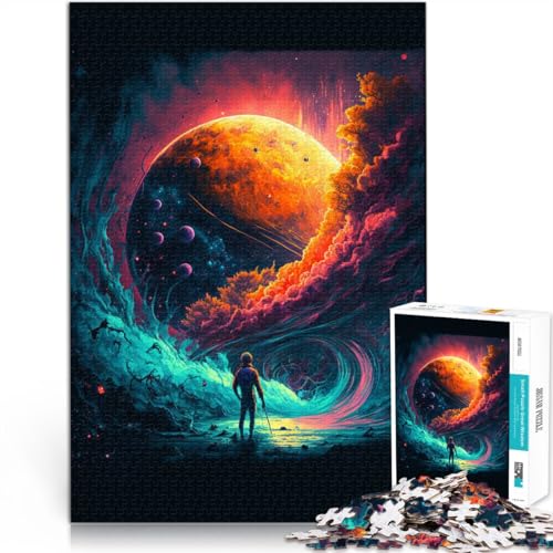 Puzzle für Erwachsene 1000 Teile Ende des Universums anspruchsvolles Spiel Geschenke 50 x 75 cm anspruchsvolles Spiel und Familienspiel von DLBHSG