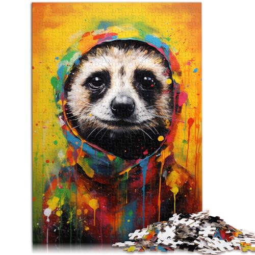 Puzzle für Erwachsene 1000 Teile Erdmännchen bunt für Familienspaß 26 x 38 cm Lernspiel für Geburtstag Weihnachten für Teenager ab 14 Jahren Puzzle für Erwachsene 1000 Teile Erdmännchen bunt für Familienspaß 26 x 38 cm Lernspiel für Geburtstag Weihnachten für Teenager ab 14 Jahren von DLBHSG