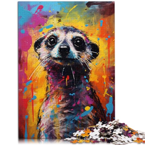 Puzzle für Erwachsene 1000 Teile Erdmännchen buntes Quizspiel 26 x 38 cm geeignet als Schreibtischdekoration für Teenager ab 14 Jahren Puzzle für Erwachsene 1000 Teile Erdmännchen buntes Quizspiel 26 x 38 cm geeignet als Schreibtischdekoration für Teenager ab 14 Jahren von DLBHSG