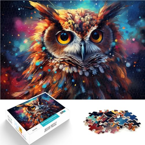 Puzzle für Erwachsene 1000 Teile Eulenspielzeug Denkspiel 50 x 75 cm Familienspiel zum Stressabbau schwierige Herausforderung für 14-Jährige Puzzle für Erwachsene 1000 Teile Eulenspielzeug Denkspiel 50 x 75 cm Familienspiel zum Stressabbau schwierige Herausforderung für 14-Jährige von DLBHSG